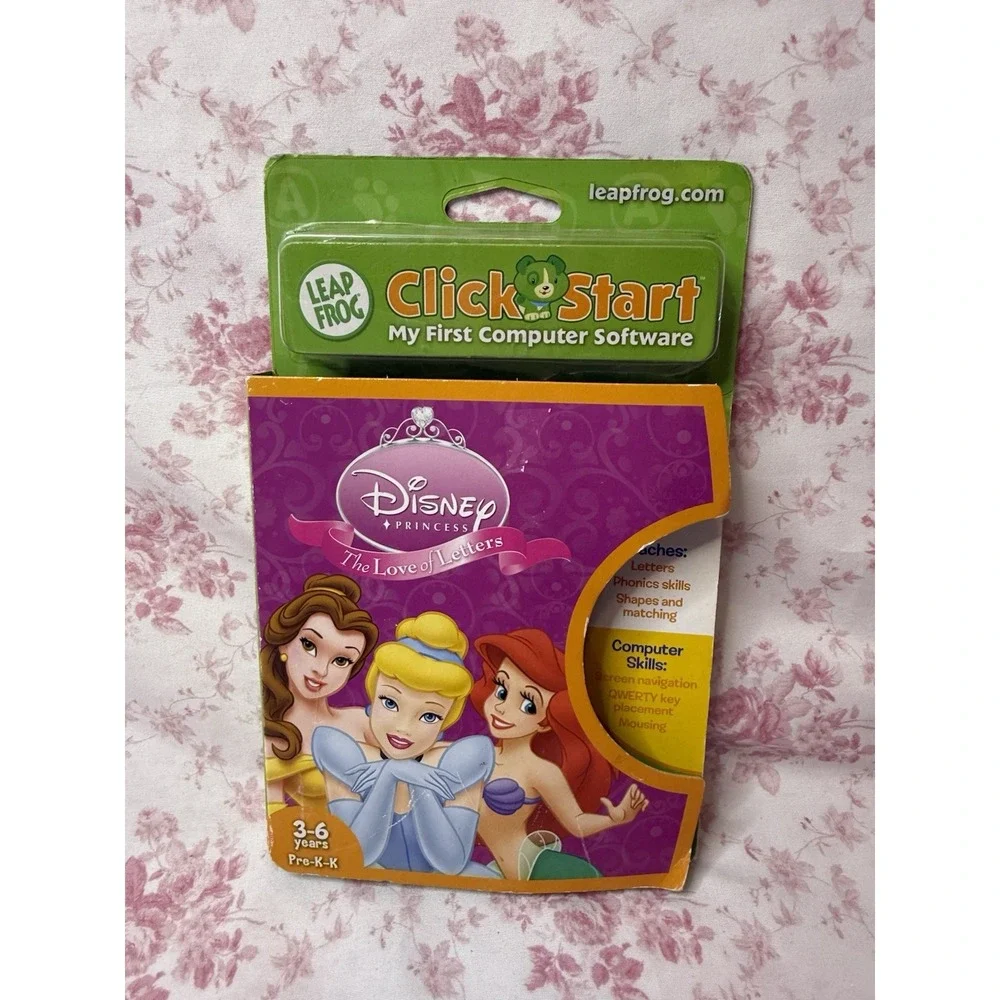 LeapFrog ClickStart Disney Princess The Love of Letters Learning Cartridge
